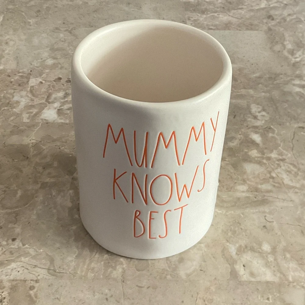 Halloween Jar “Mummy Knows Best” RAE DUNN